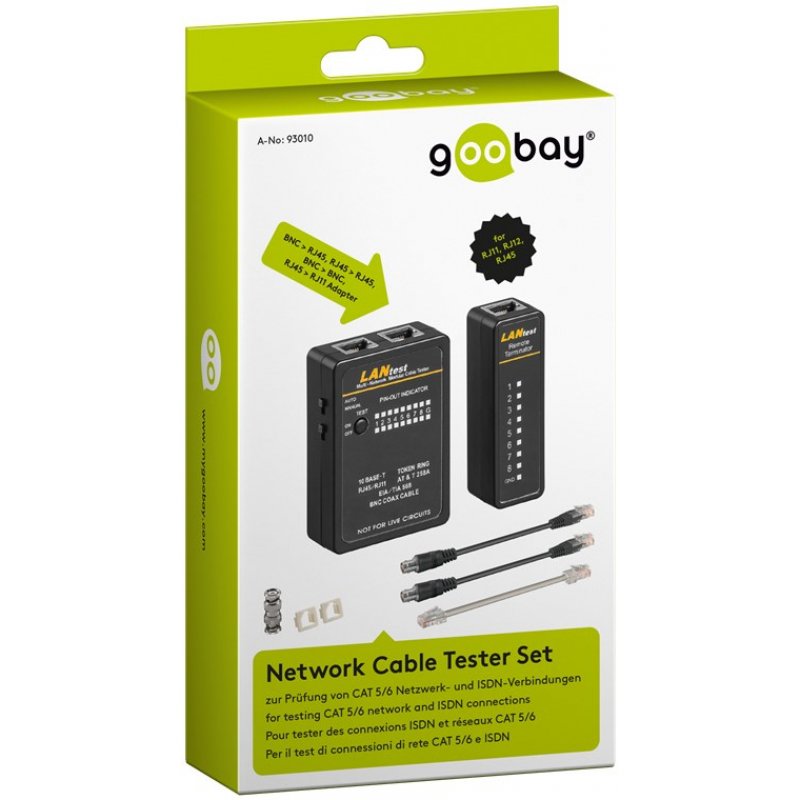 Goobay Network cable tester set
