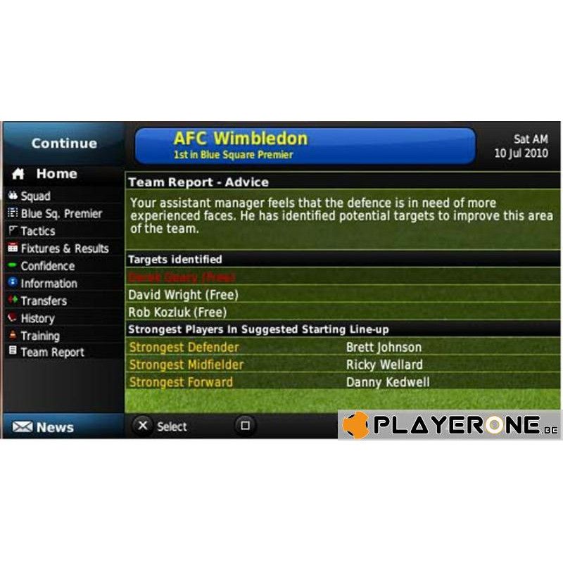 SEGA Football Manager 2011 Standard PlayStation Portable (PSP)