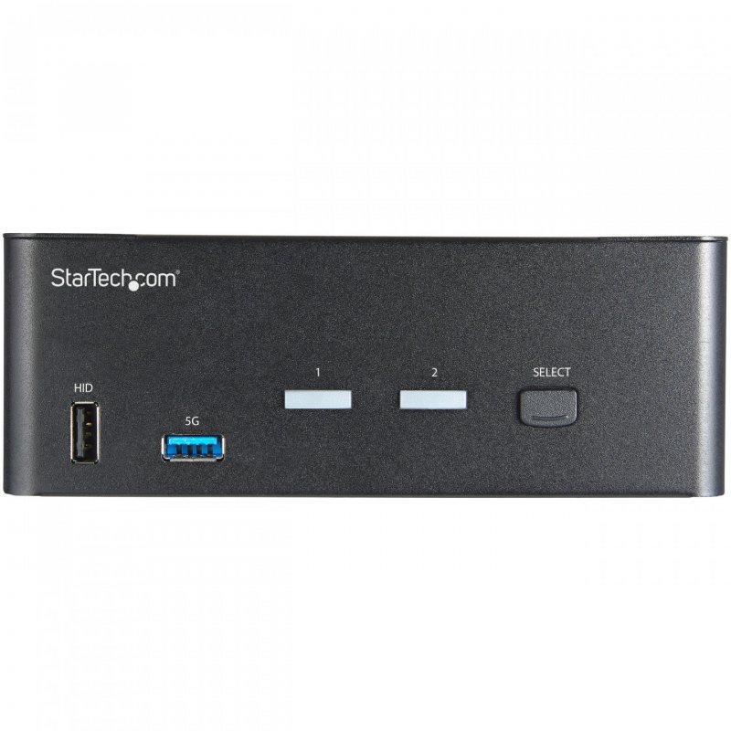 StarTech.com Commutateur KVM HDMI 2.0, 2 Ports, 2 Écrans - 4K 60Hz Ultra HDR - Commutateur KVM de Bureau 4K HDMI 2.0 av