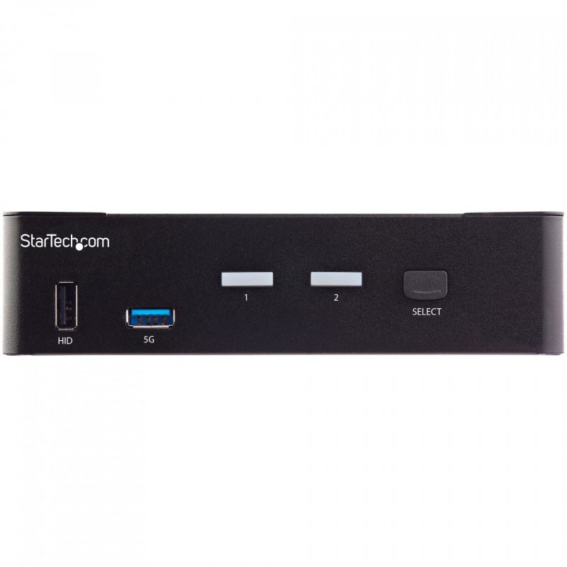 StarTech.com 2 Port HDMI KVM Switch - Single Monitor 4K 60Hz Ultra HD HDR - Desktop HDMI 2.0 KVM Switch with 2 Port USB 