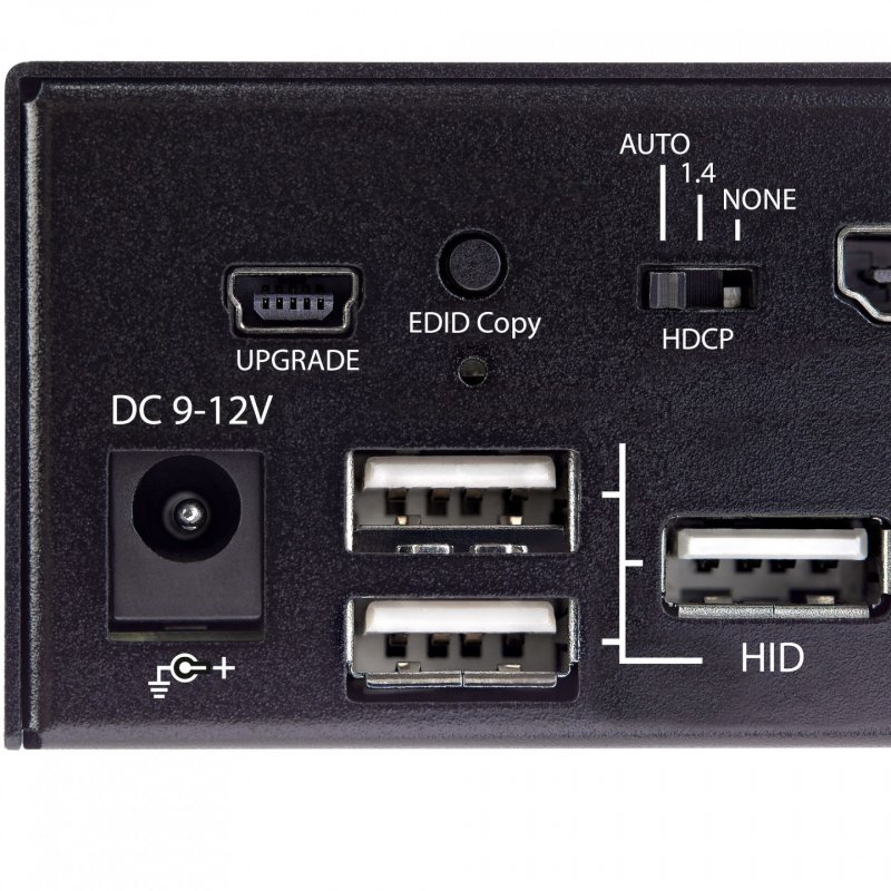 COMMUTATEUR KVM HDMI 2.0 A 2 PORTS 4K 60HZ ULTRA HD