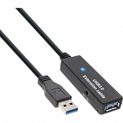 InLine 35650 câble USB 5 m USB 3.2 Gen 1 (3.1 Gen 1) USB A Noir