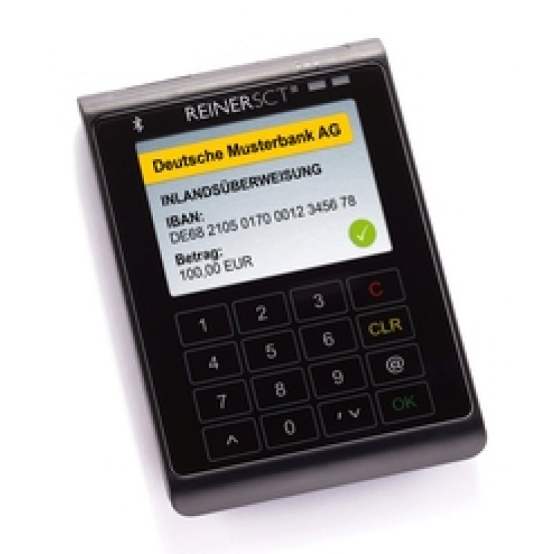 Reiner SCT cyberJack wave Lecteur RFID Bluetooth Anthracite, Noir