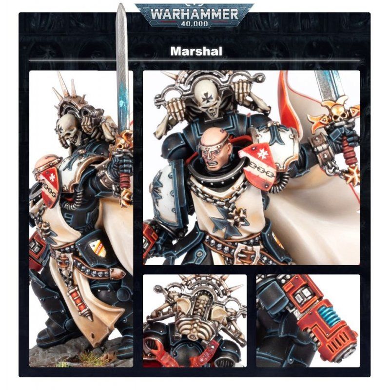 STOCK5 - Warhammer 40k - Black Templars Sénéchal