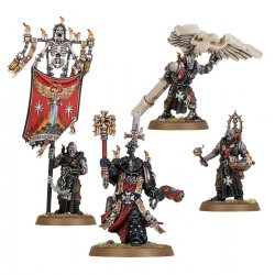 Warhammer 40k - Black Templars Chapelain Grimaldus et sa Suite (Fr)