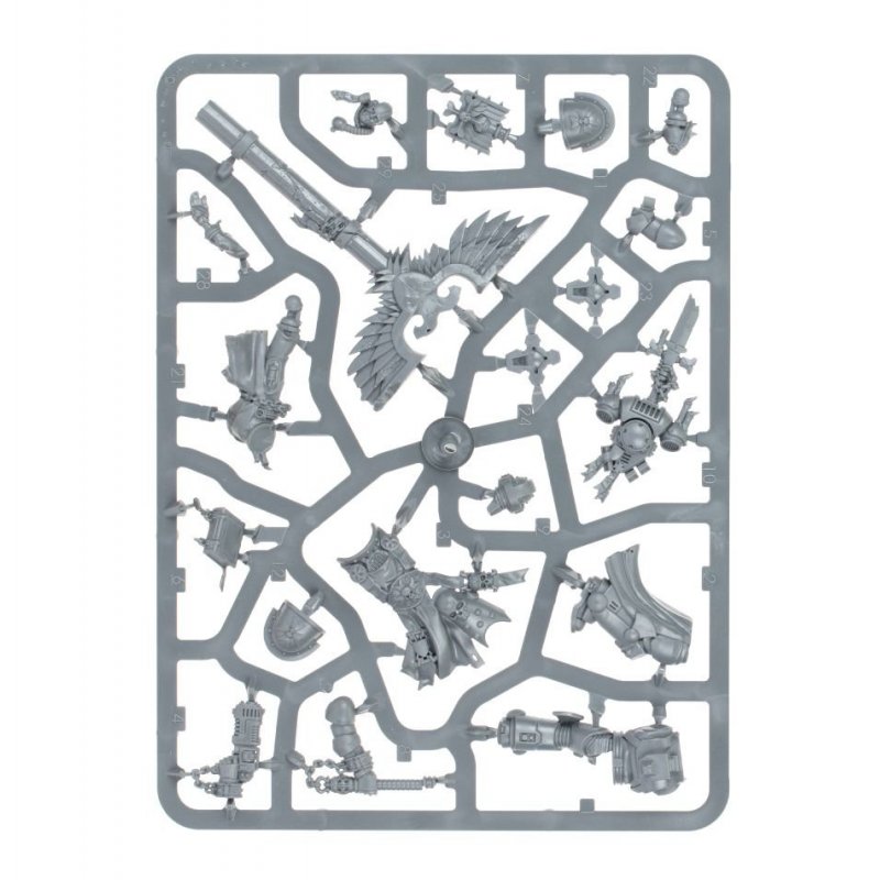 Warhammer 40k - Black Templars Chapelain Grimaldus et sa Suite