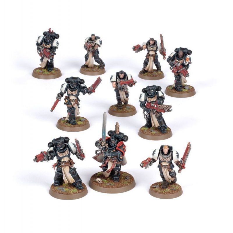 STOCK1 - Warhammer 40k - Black Templars Escouade de Croisés Primaris