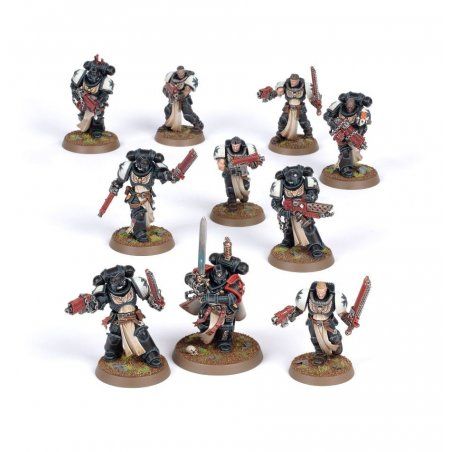 STOCK1 - Warhammer 40k - Black Templars Escouade de Croisés Primaris