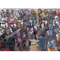 Ravensburger Puzzle 1000 p - Baby Yoda / Star Wars Mandalorian (Challenge Puzzle)