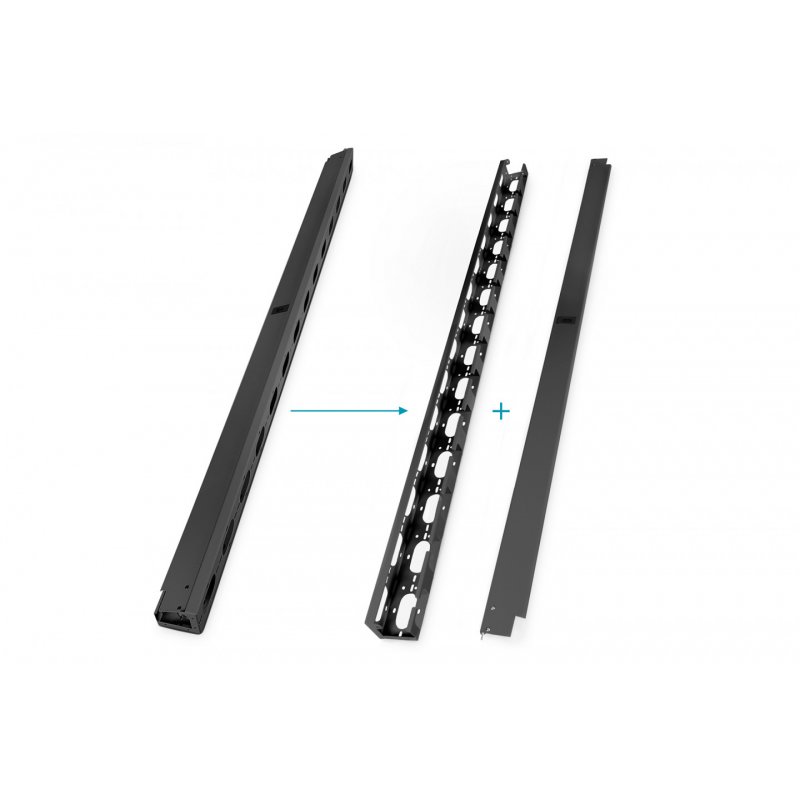 DIGITUS Professional DN-19 ORG-42U Kabelführungsplatte für Schaltschrank - 42HE