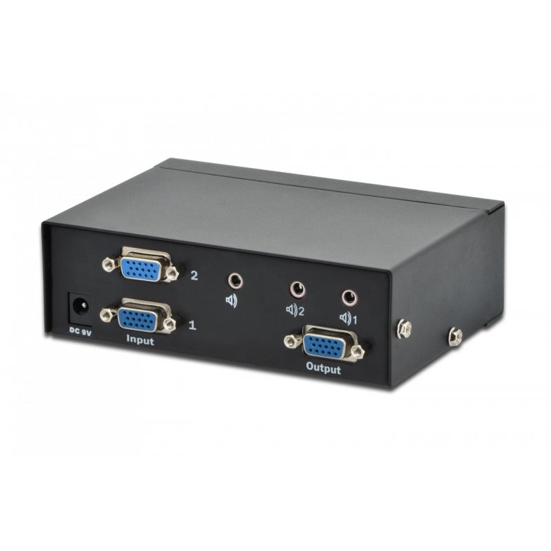 Digitus VGA Switch 2 PCs, 1 Monitor
