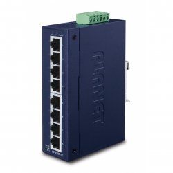 PLANET ISW-801T network switch Unmanaged L2 Fast Ethernet (10/100) Blue
