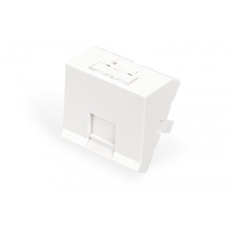 Digitus Face plate, 1 port, 45 x 45 mm, angled, for frame DN-93802-5-SH
