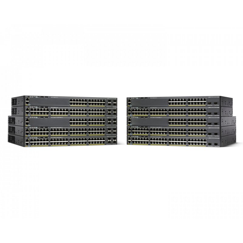 CISCO compatible Catlyst2960X 24GigE PoE370W.2x10G