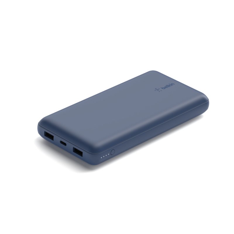 20K Power Bank USB-A & C 15w Blue