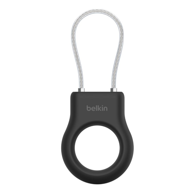 Secure Holder with Wire Cable Black