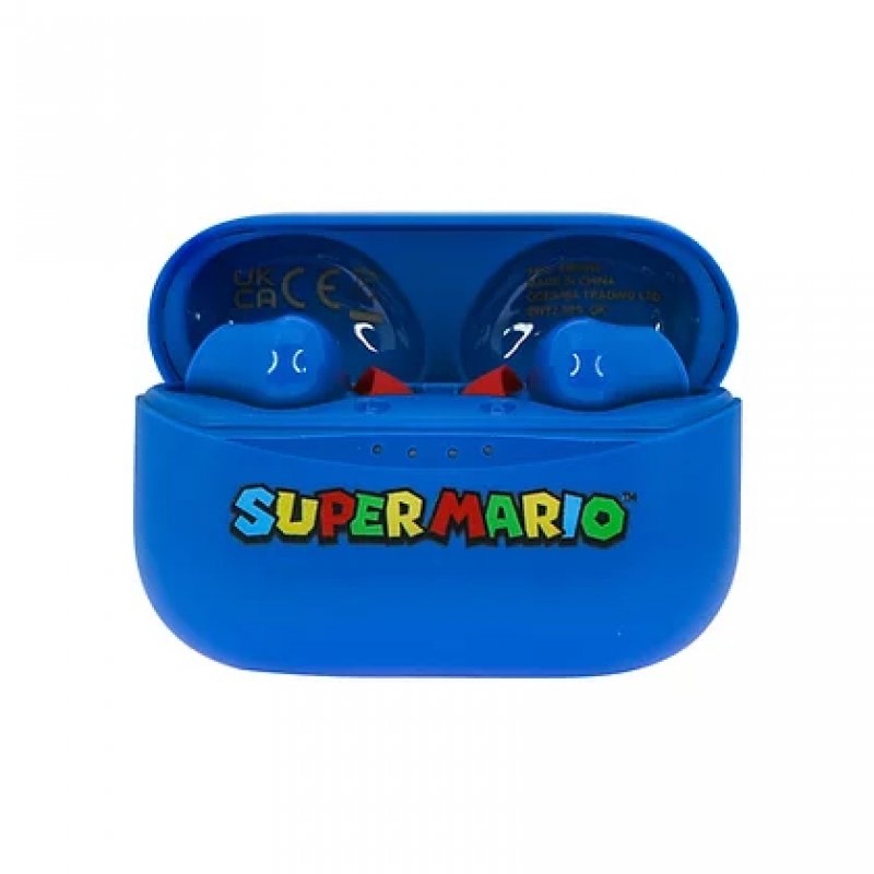 OTL Technologies Super Mario Headphones Wireless In-ear Calls/Music Bluetooth Blue