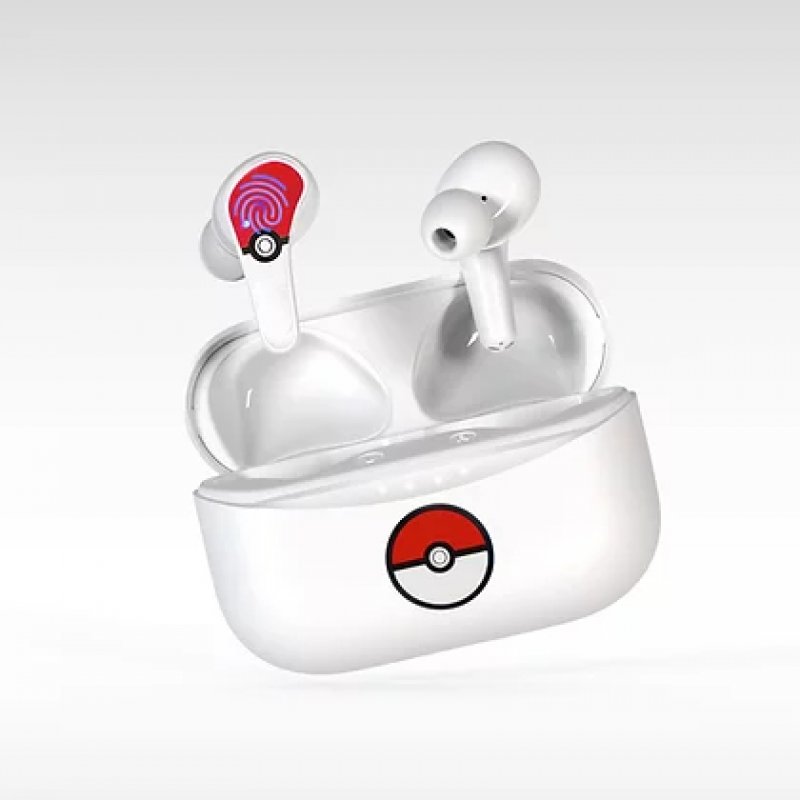 OTL Technologies Pokémon Poké ball Headphones Wireless In-ear Calls/Music Bluetooth White