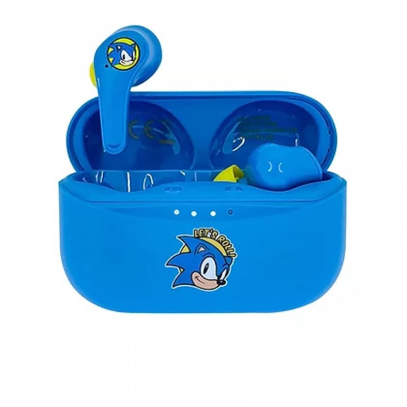 OTL Technologies SEGA Sonic the Hedgehog Headphones Wireless In-ear Calls/Music Bluetooth Blue