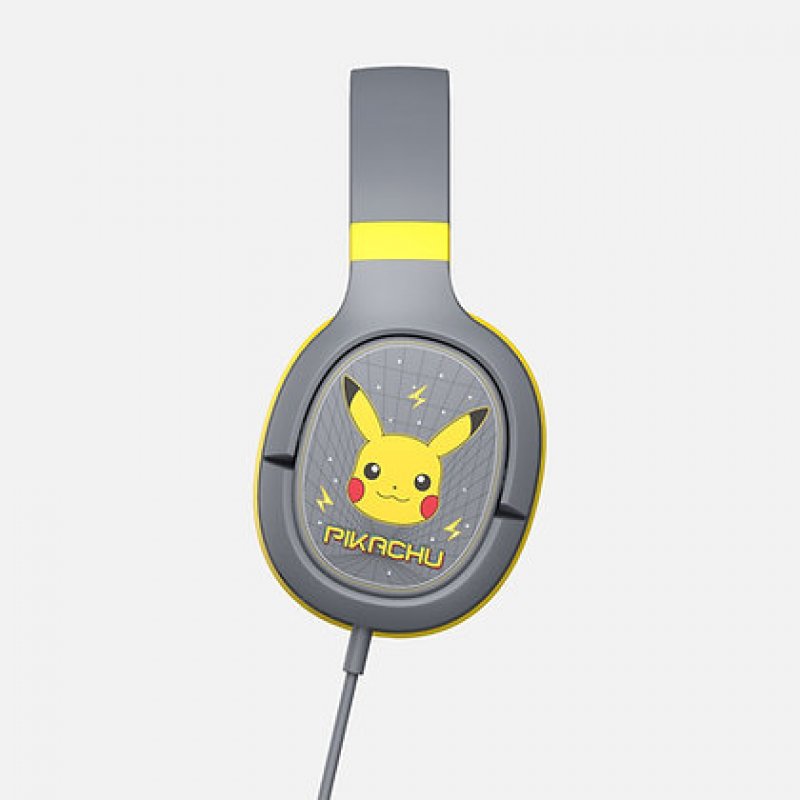 OTL Technologies Pokémon PK0862 écouteur/casque Écouteurs Avec fil Arceau Jouer Gris, Jaune