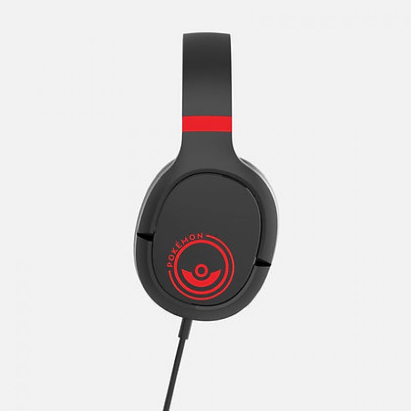 OTL Technologies Pokémon PK0879 écouteur/casque Écouteurs Avec fil Arceau Jouer Noir, Rouge