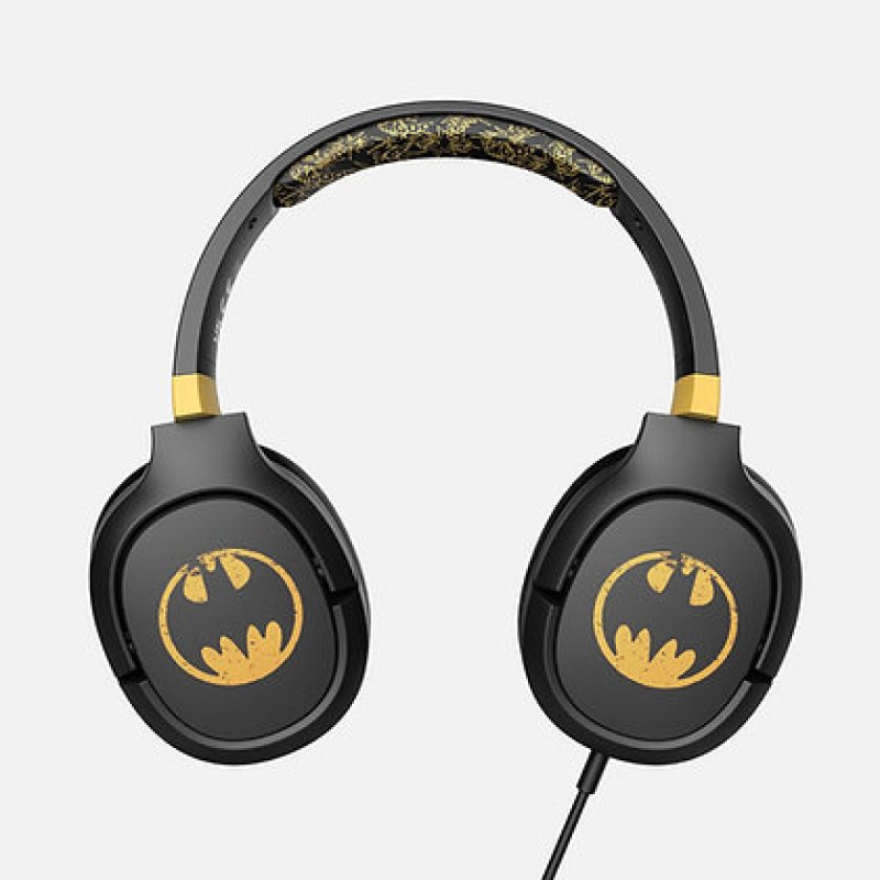 OTL Technologies DC Comics Batman Pro G1 Headphones Wired Head-band Gaming Black, Gold