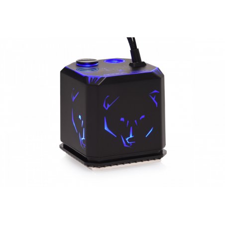 Pompe Watercooling avec waterblock CPU Alphacool compatible Eisball Aurora Solo RGB (Noir)