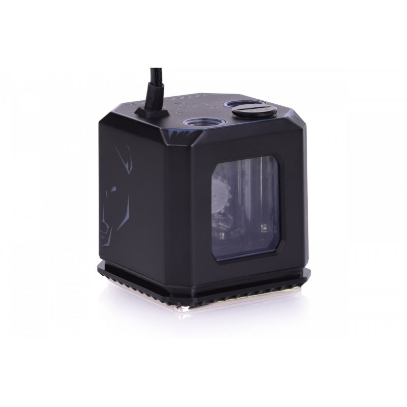 Pompe Watercooling avec waterblock CPU Alphacool compatible Eisball Aurora Solo RGB (Noir)
