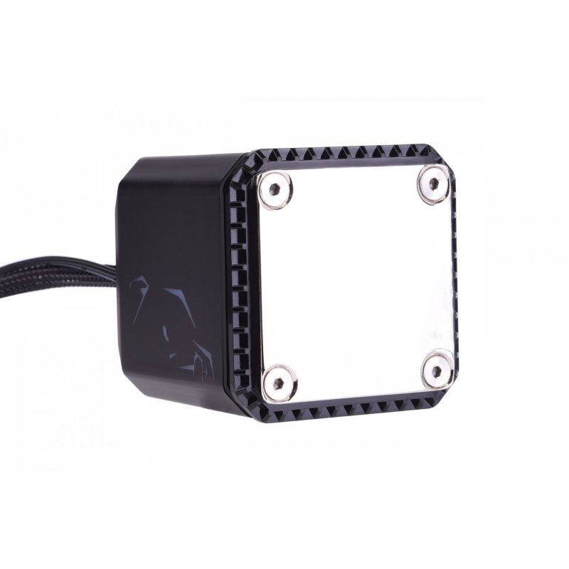 Pompe Watercooling avec waterblock CPU Alphacool compatible Eisball Aurora Solo RGB (Noir)