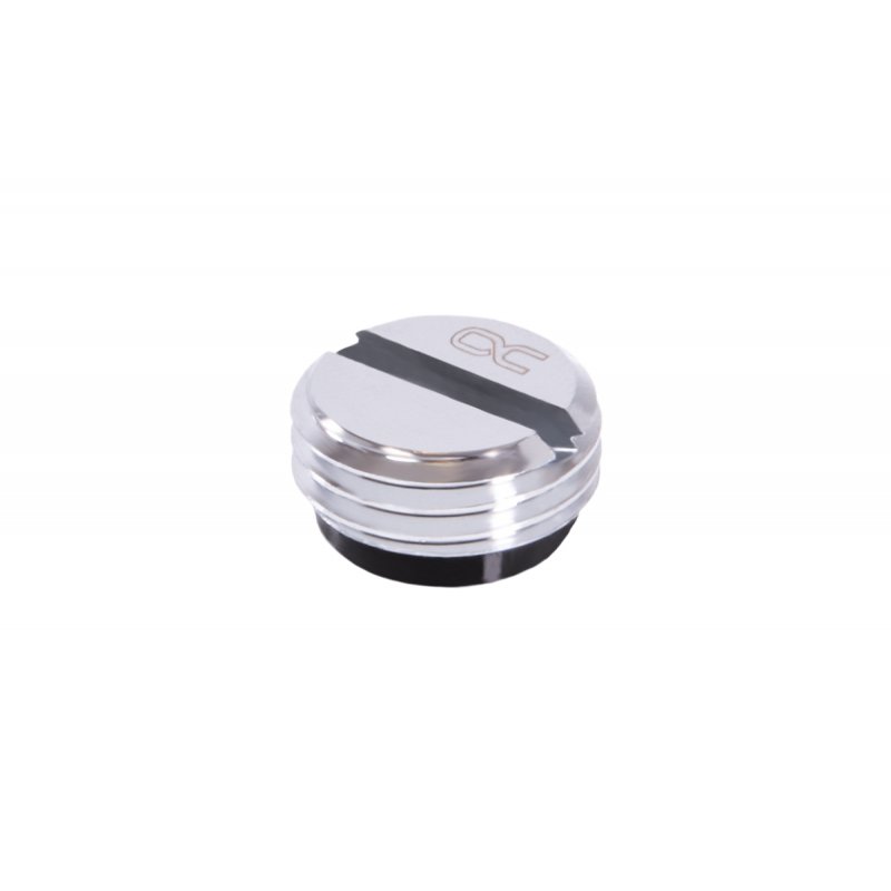 Bouchon pour G1/4 Alphacool compatible Eiszapfen Screw Plug v2 (Argent)