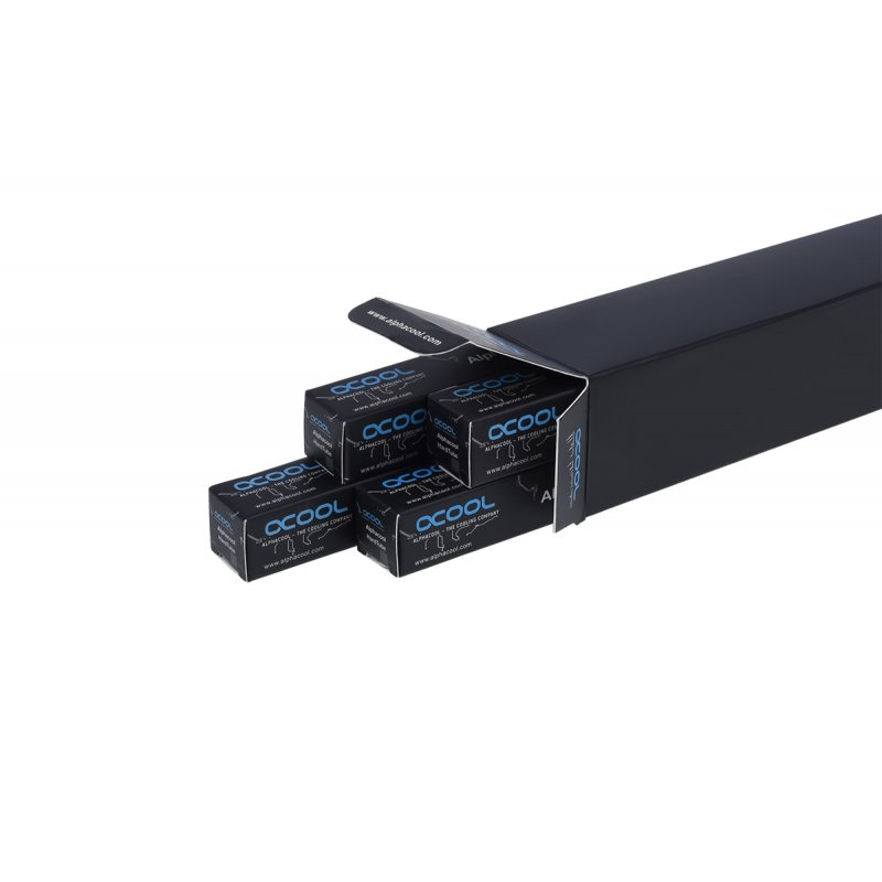 Lot de 4 Tubes pour Watercooling Alphacool compatible HardTube 13/16mm 60cm (Transparent)