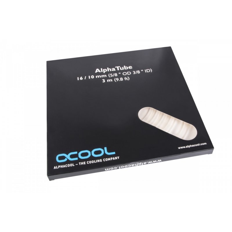 Tube pour Watercooling Alphacool compatible AlphaTube Ultra Clear 10/16mm 3m (Transparent)