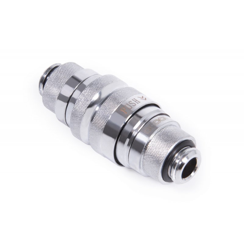 Raccord autobloquant MF Alphacool compatible Eiszapfen Quick Coupling G1/4 (Argent)