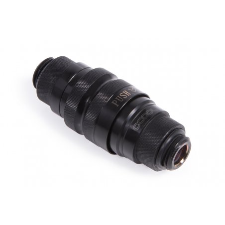 Raccord autobloquant MF Alphacool compatible Eiszapfen Quick Coupling G1/4 (Noir)