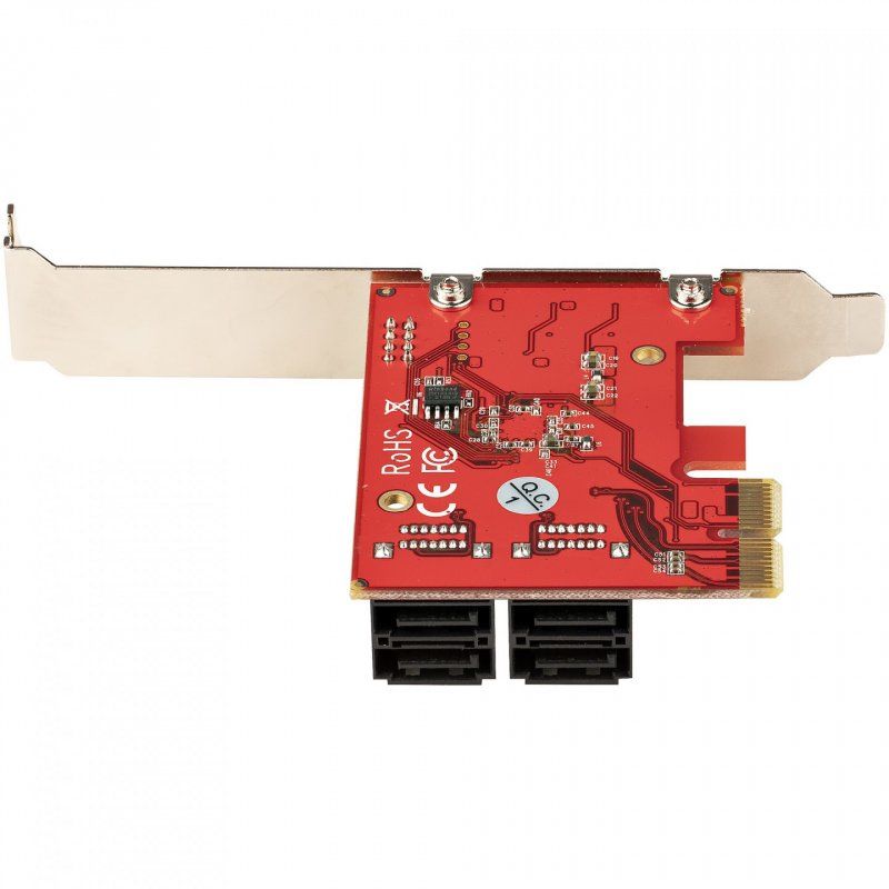 StarTech.com Carte PCI Express SATA 4 ports - Carte Contrôleur PCIe SATA - 6Gbps - ASM1166 Non-Raid - Convertisseur PCI