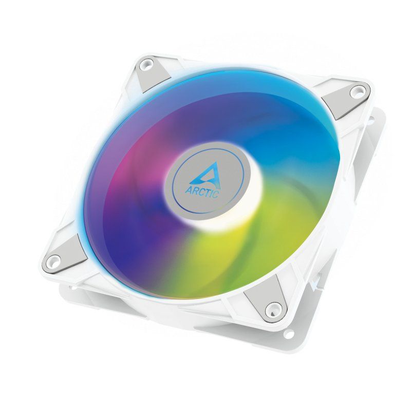 ARCTIC P12 PWM PST A-RGB 0dB Boitier PC Ventilateur 12 cm Blanc 1 pièce(s)