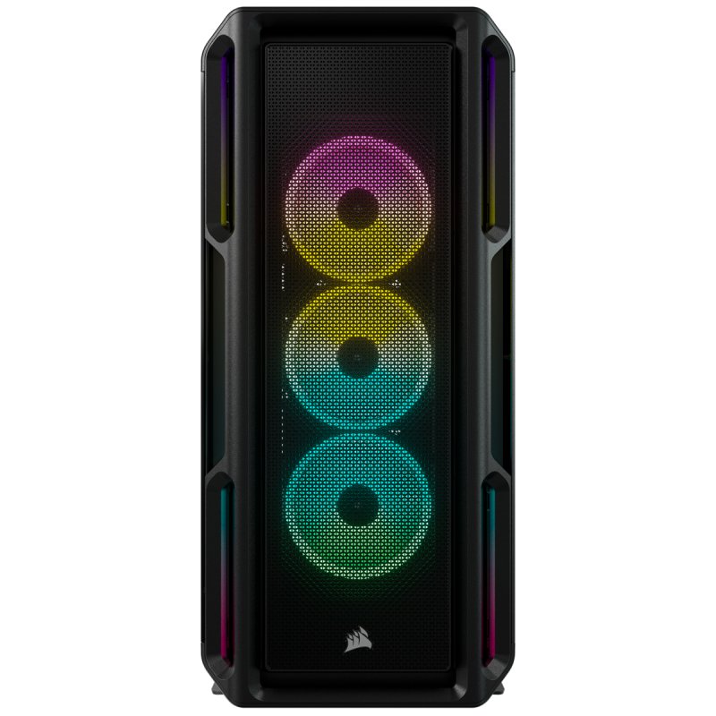Case Corsair compatible 5000T RGB TG. Black Mid