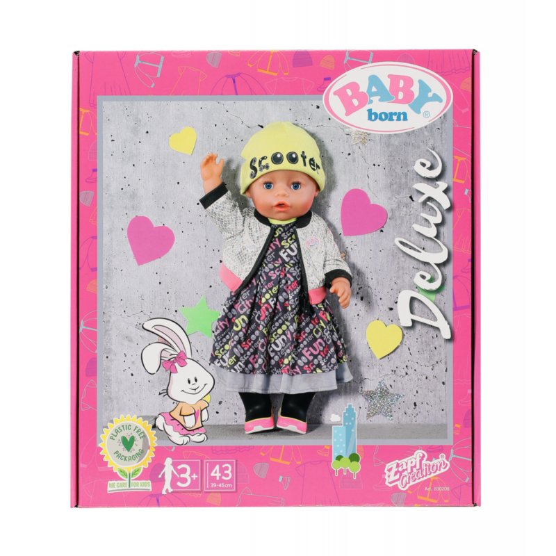 BABY born City Deluxe Style Doll clothes set