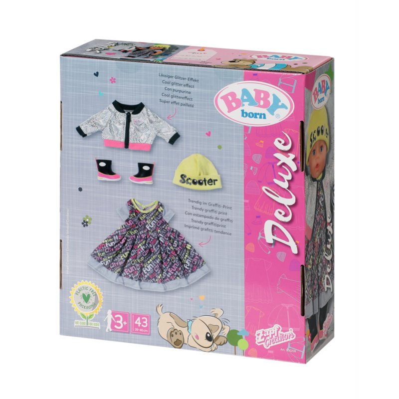BABY born City Deluxe Style Doll clothes set