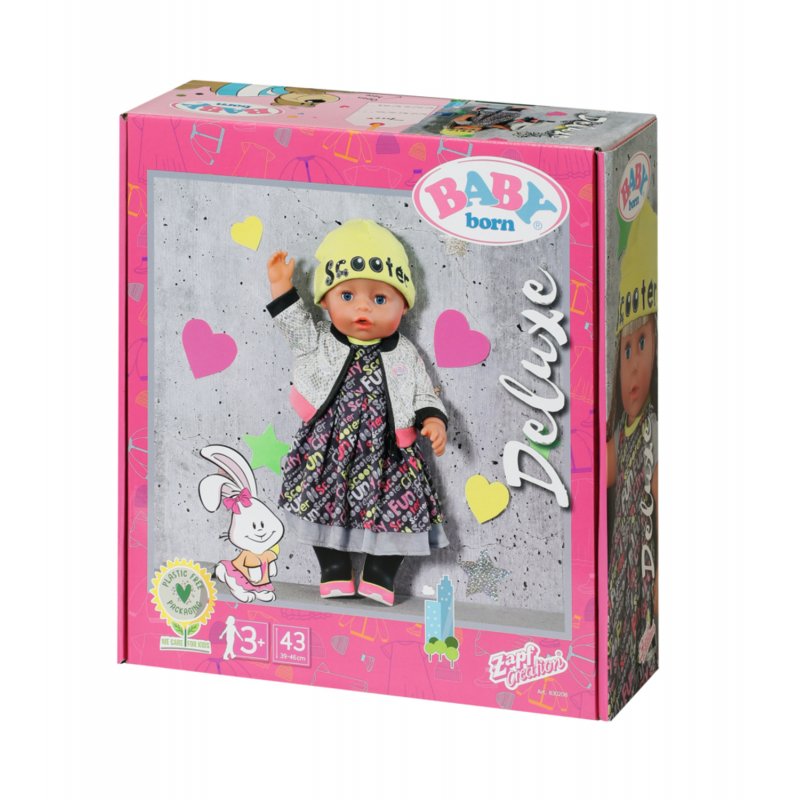BABY born City Deluxe Style Doll clothes set