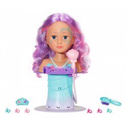 BABY born Sister Styling Mermaid Head Poupée de bain Multicolore