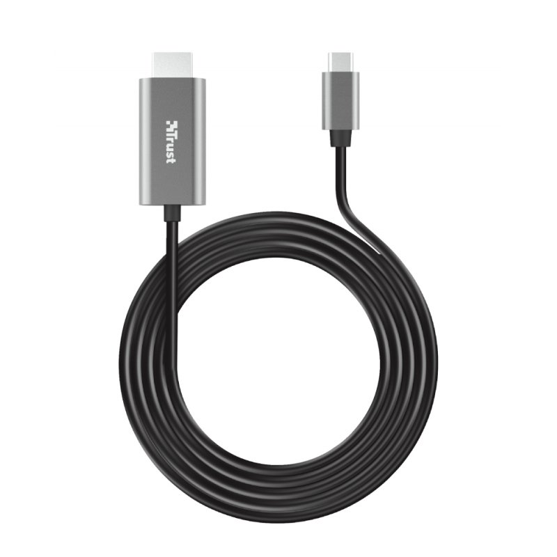 Trust Calyx USB graphics adapter Black, Metallic