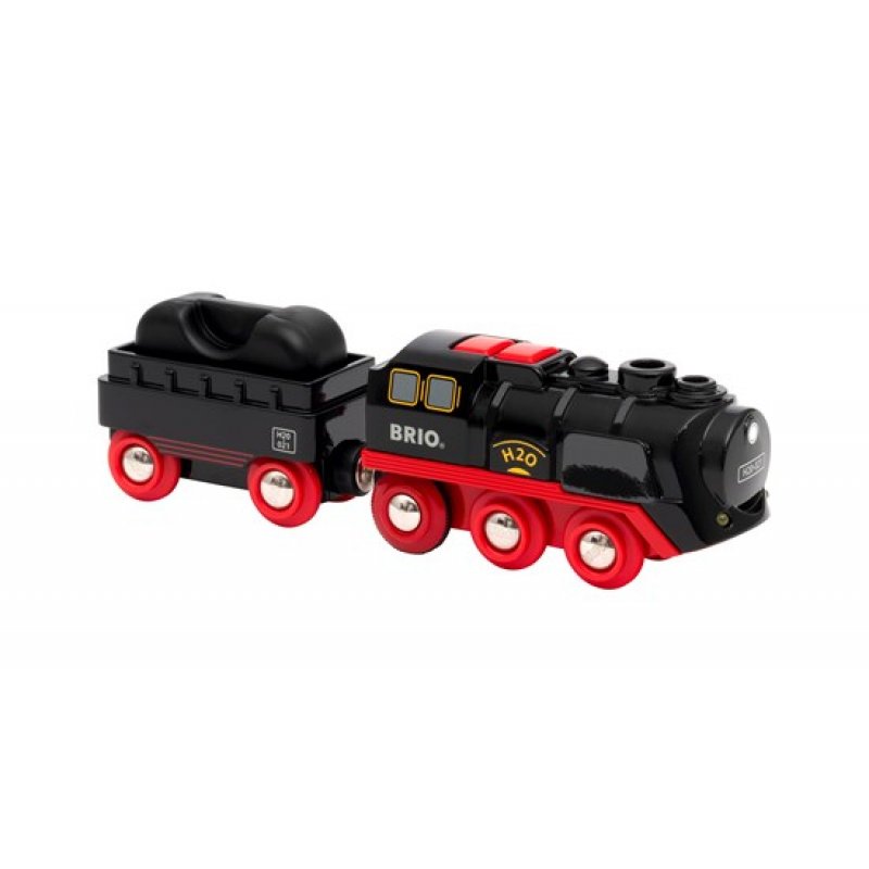 BRIO compatible - Battery-Operated Steaming Train (33884)