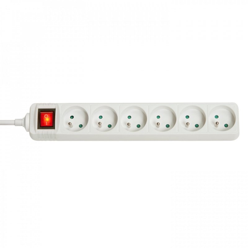 Lindy 73126 power extension 6 AC outlet(s) Indoor White