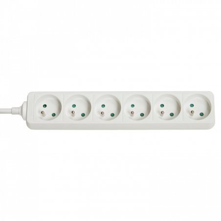 Lindy 73125 power extension 6 AC outlet(s) Indoor White