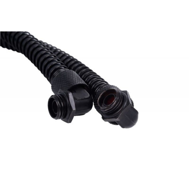 Kit d'extension coudé pour G1/4 Alphacool compatible Eisbaer GPX Extension Set 90° (Noir)