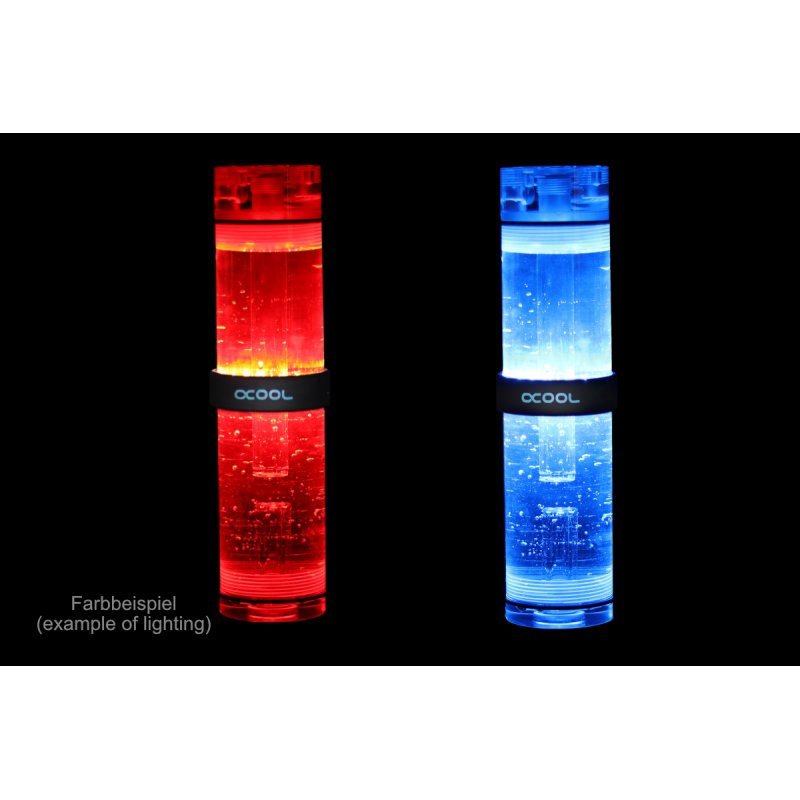 Anneau RGB pour Réservoir Ø60mm Alphacool compatible Aurora HardTube LED Ring (Noir)