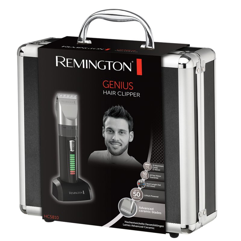 Remington compatible - Professional  Hair Clipper in Case w. Advanced Ceramic Coating HC5810