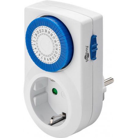 Goobay 59038 minuteur électrique Blanc Programmateur journalier