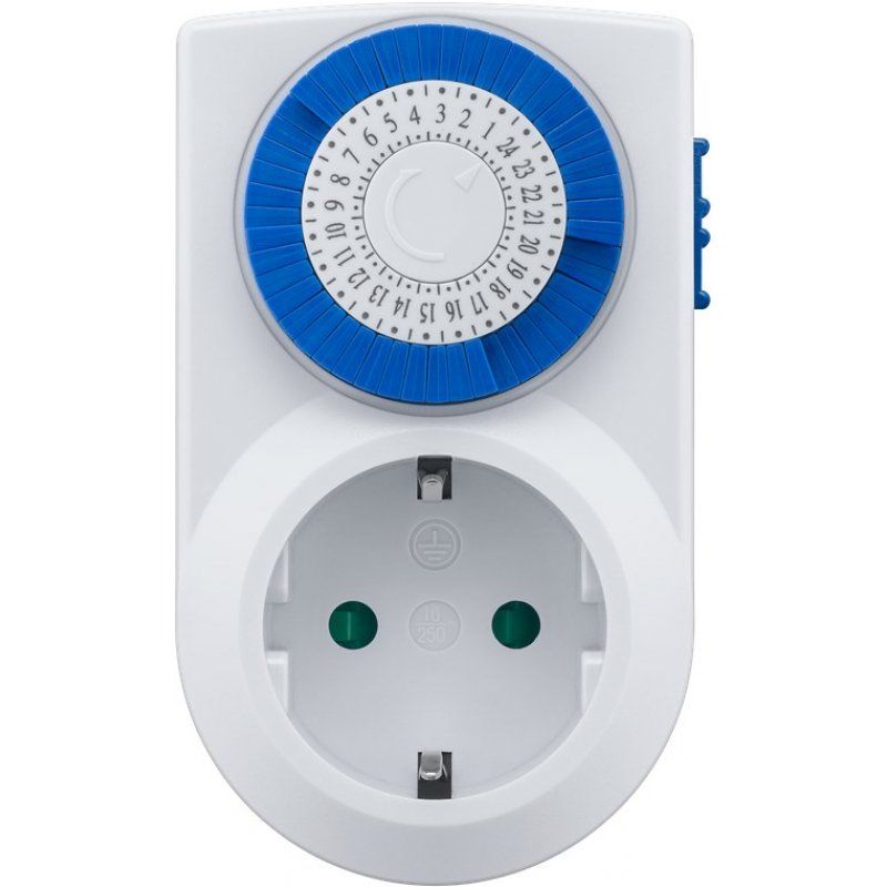 Goobay 59038 minuteur électrique Blanc Programmateur journalier